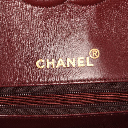Chanel Lambskin Quilted Medium Double Flap Black 7 of 10