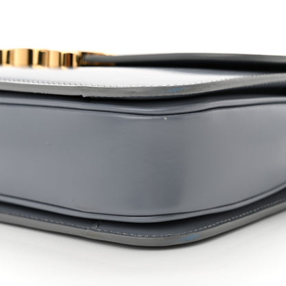 Celine Shiny Calfskin Medium Triomphe Soft Blue 9 of 14