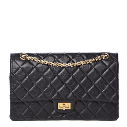 Chanel Aged Calfskin Quilted 2.55 Reissue 226 Flap Black 1 of 11