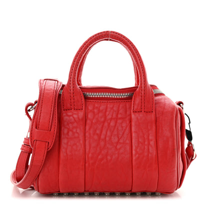 Alexander Wang Pebbled Lambskin Mini Rockie Red Rhodium Hardware 1 of 16
