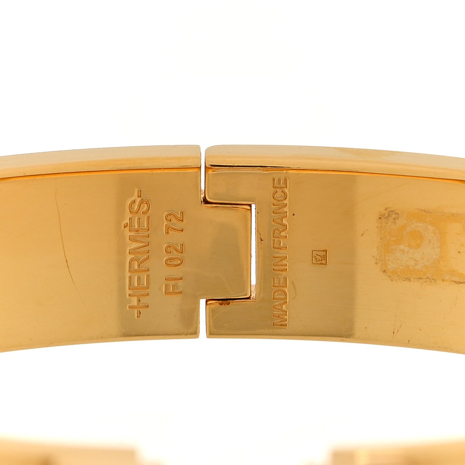 Hermes Enamel Narrow Clic Clac H Bracelet PM Marron Glace 4 of 5