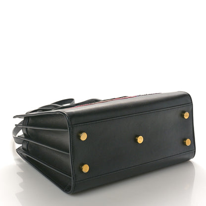 Saint Laurent Calfskin Love Patchwork Baby Sac De Jour Black 4 of 15