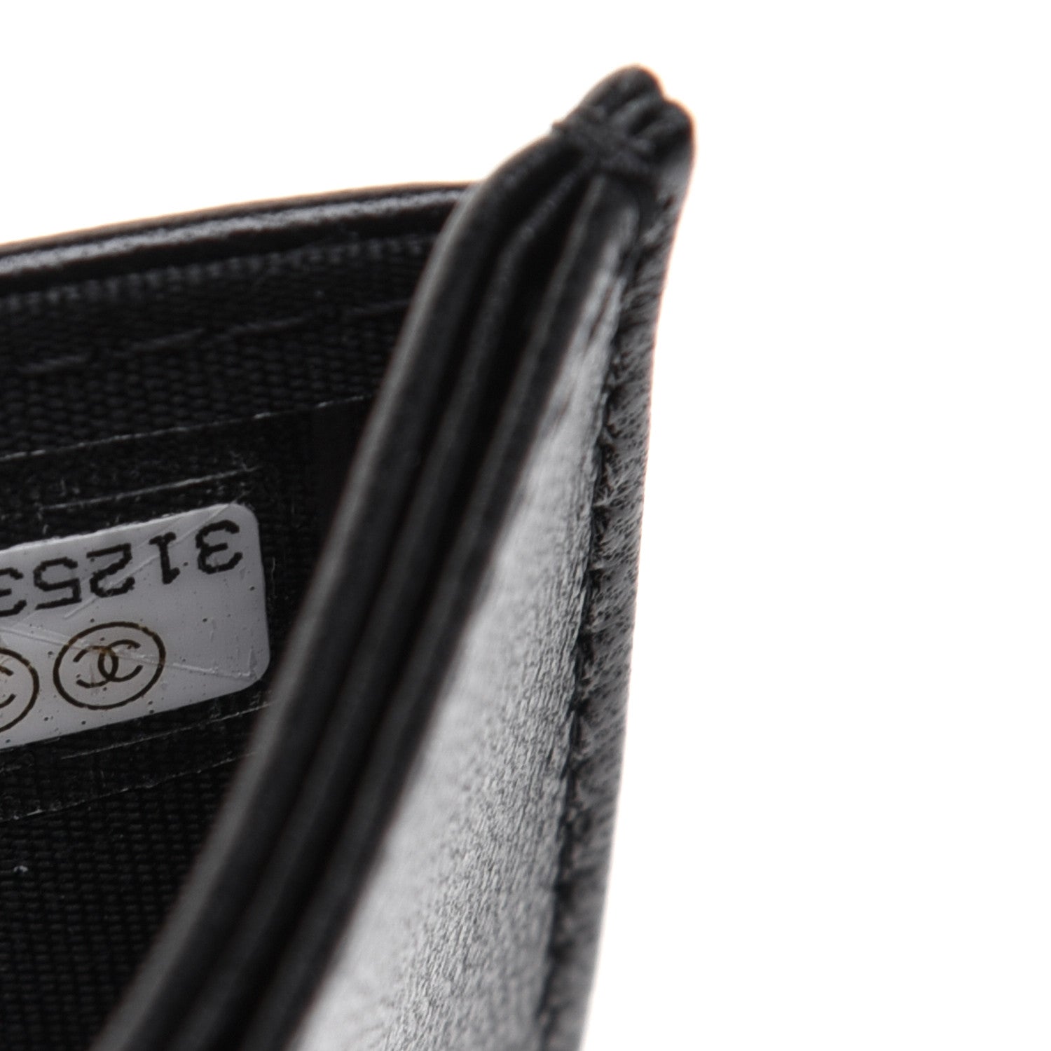 Chanel Lambskin Quilted My Chanel Lady Card Holder On Chain Black 10 of 15