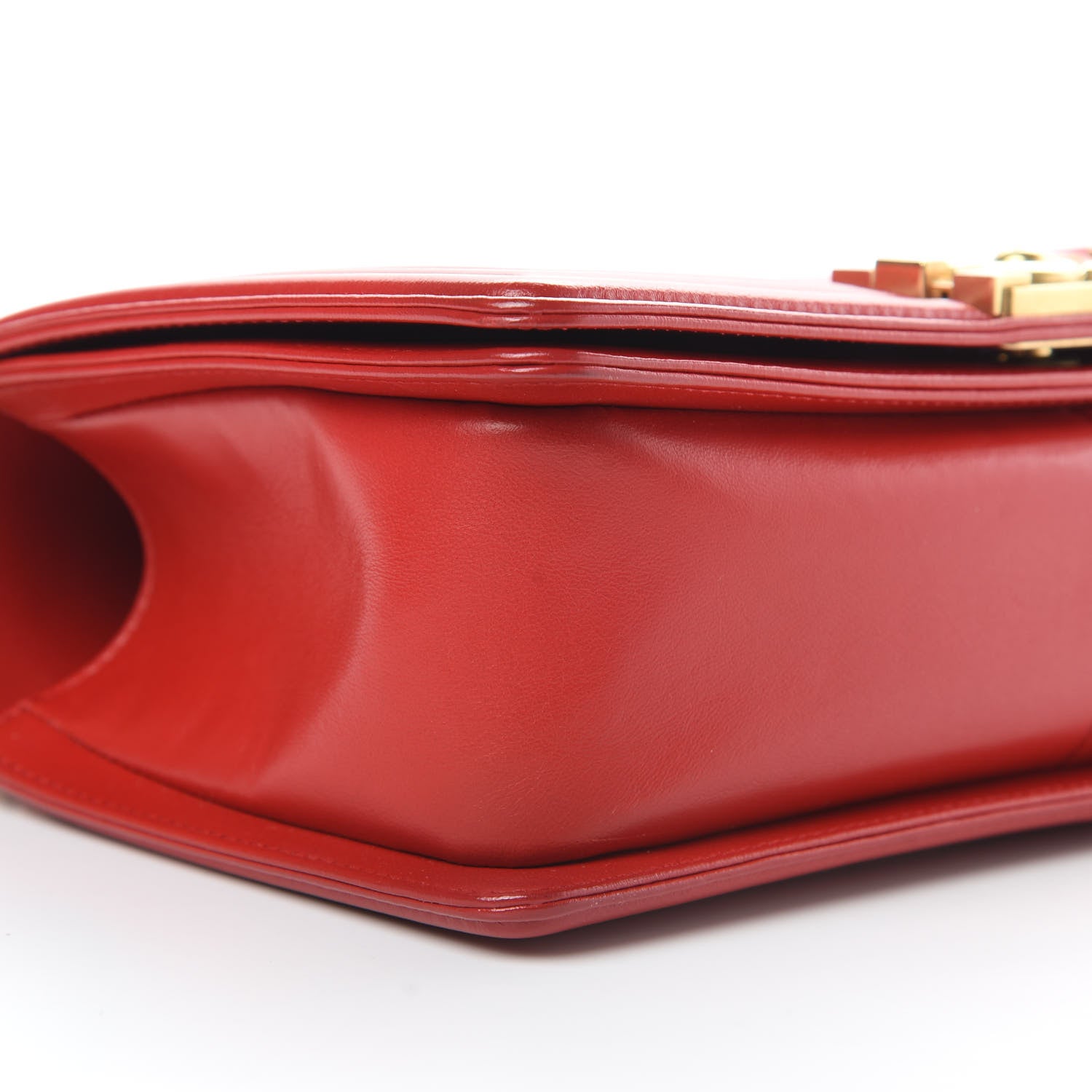 Chanel Lambskin Quilted Medium Boy Flap Red 9 of 11