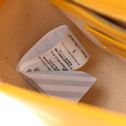 Off-White Saffiano Binder Flap Bag Yellow 7 of 12