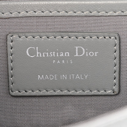 Christian Dior Lambskin Cannage Lady Dior Convertible Clutch Grey 6 of 16