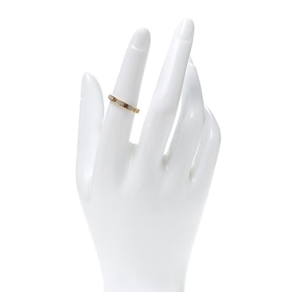 Cartier 18K Yellow Gold Diamond 2.6mm LOVE Paved Band Ring 53 6.5 2 of 6
