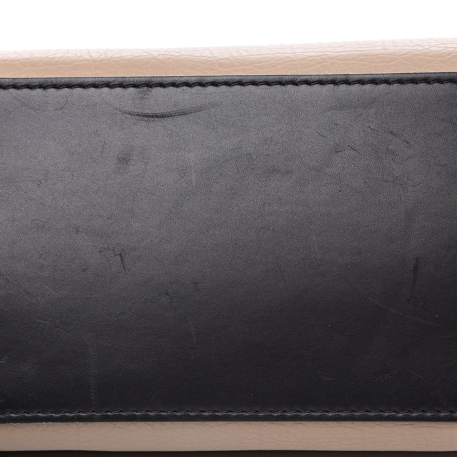 Celine Elephant Calfskin Suede Micro Tri-Color Luggage Sand 9 of 14