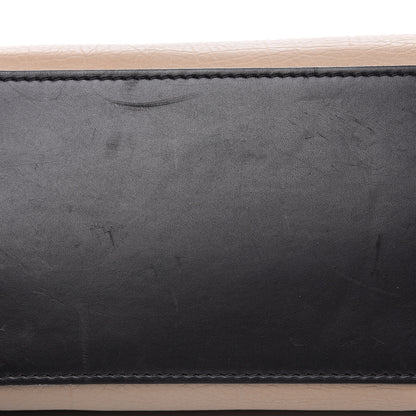 Celine Elephant Calfskin Suede Micro Tri-Color Luggage Sand 9 of 14