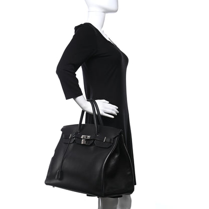 Hermes Evergrain Birkin 40 Black 3 of 23