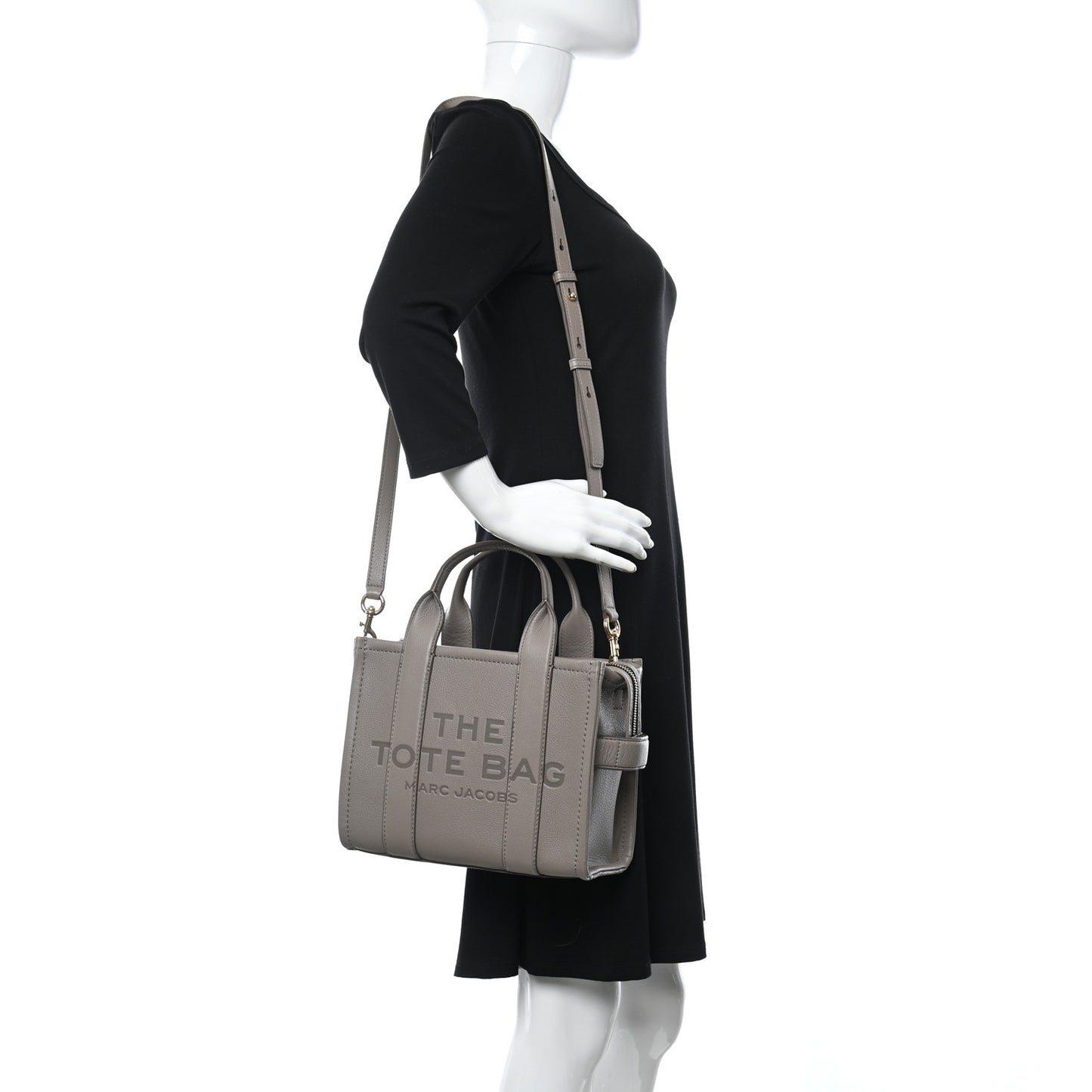 Grained Calfskin The Tote Bag Taupe