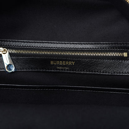 Burberry Coated Canvas Horseferry Print Backpack Black 7 of 10