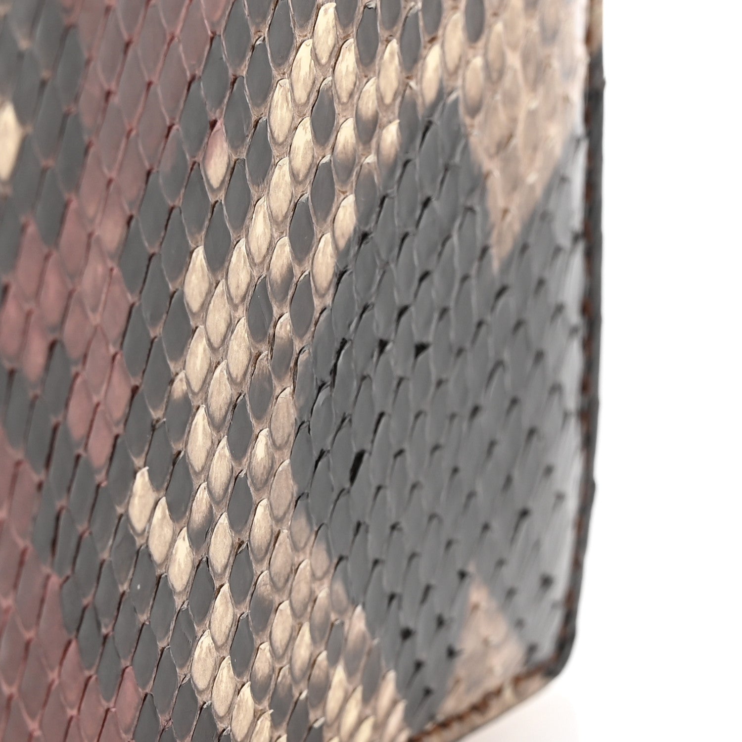 Valentino Garavani Snakeskin Crystal Clutch Brown Multicolor 8 of 10