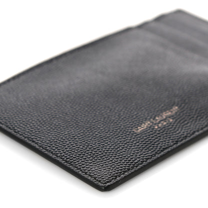 Saint Laurent Grain de Poudre 5 Fragments Card Holder Black 8 of 9