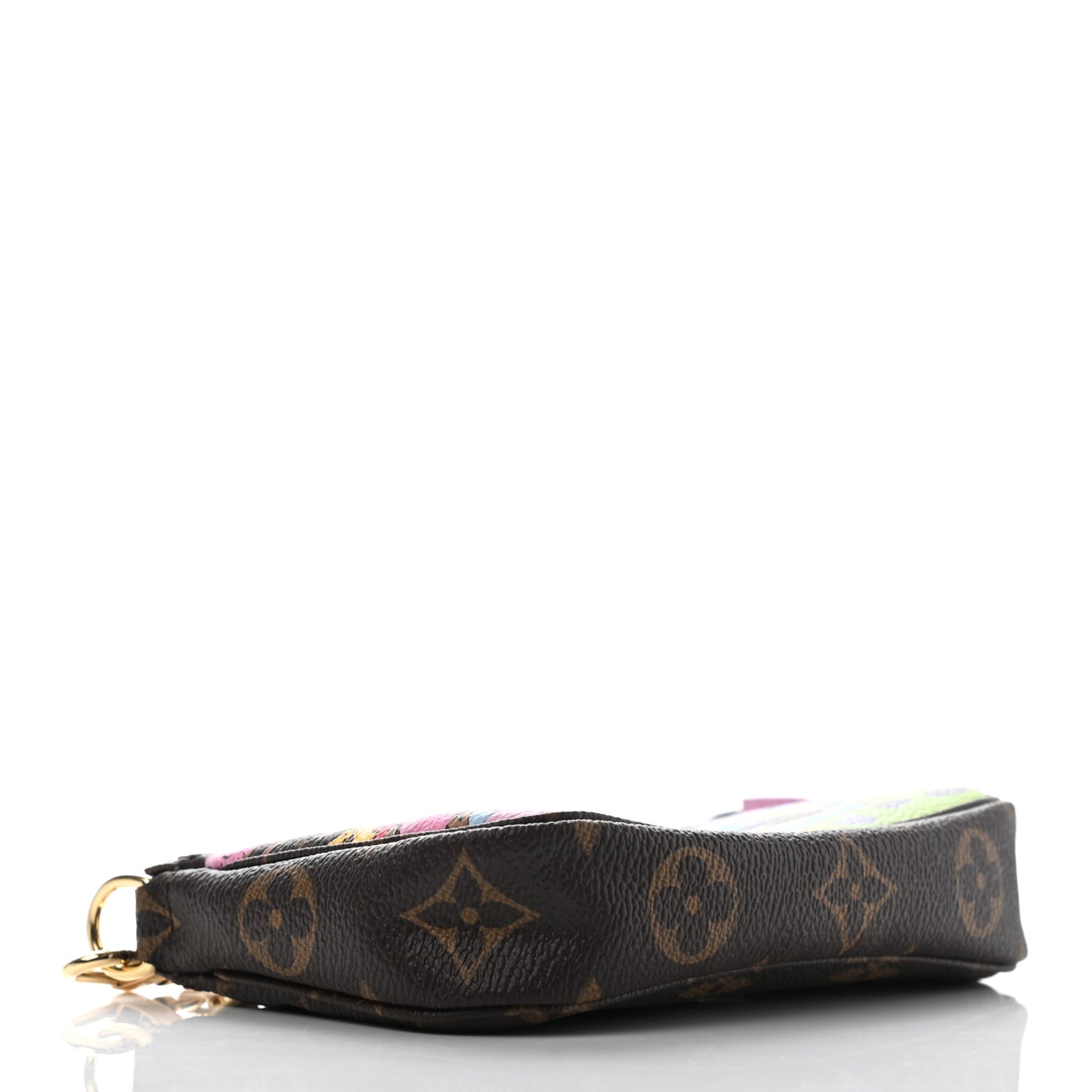 Monogram 2021 Christmas Animation Japanese Garden Mini Pochette Accessories Wisteria Pink