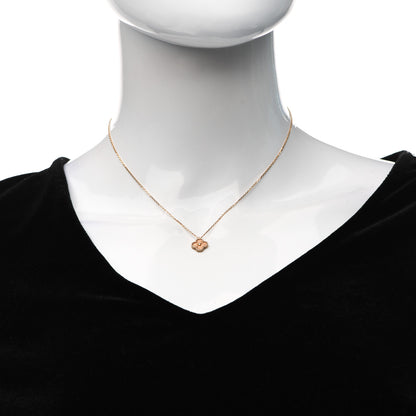 Van Cleef & Arpels 18K Rose Gold Sweet Alhambra Pendant Necklace 2 of 6