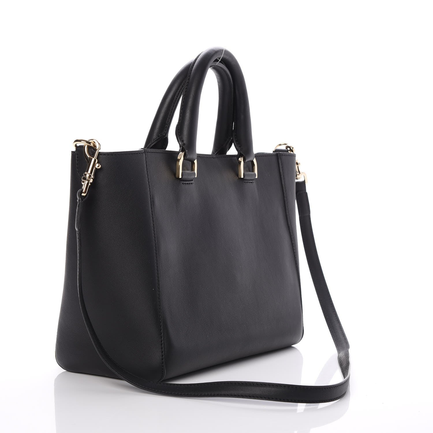 Mulberry Silky Calf Small Willow Tote Black 4 of 9