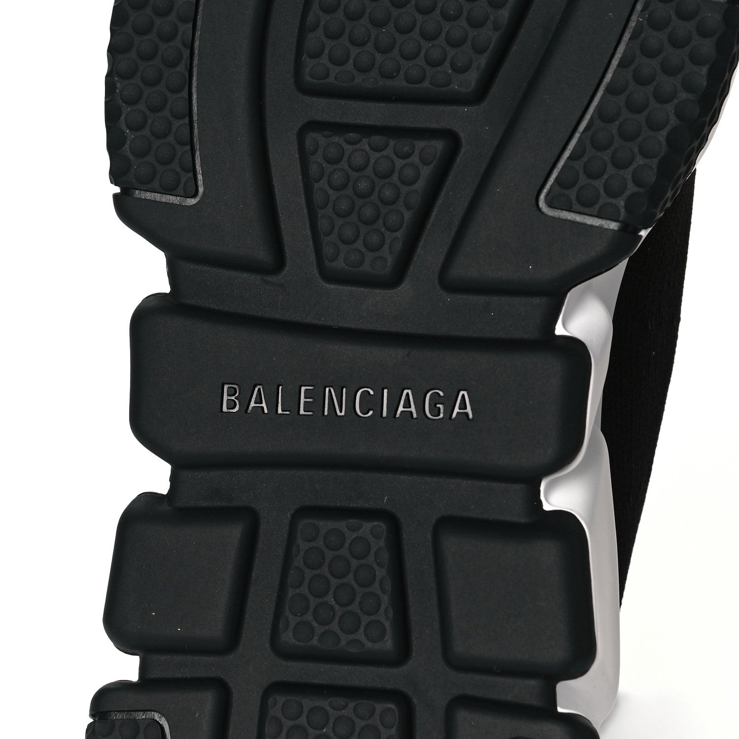 Balenciaga Neoprene Knit Womens Speed Sneakers 37 Black White 7 of 7