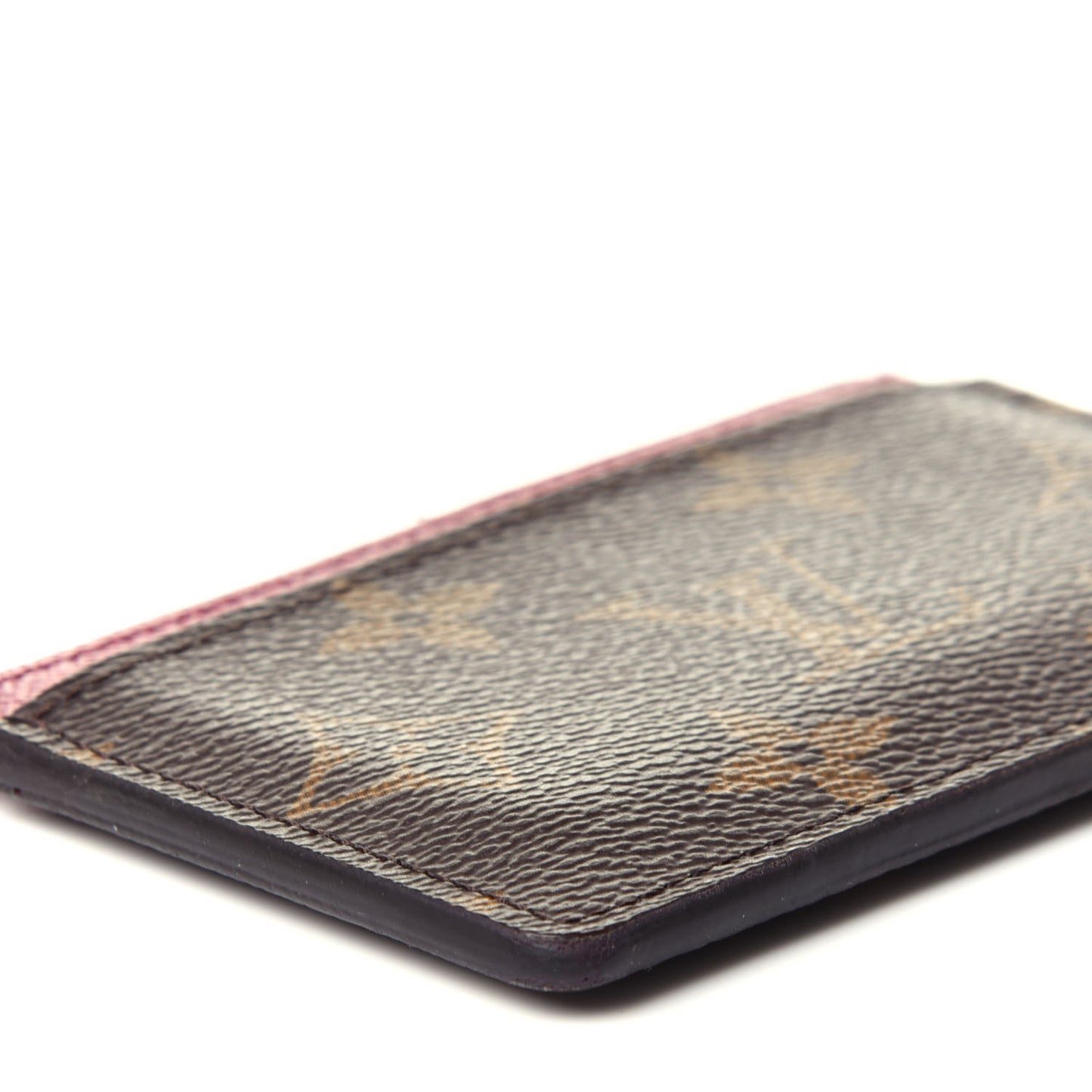 Monogram Card Holder Fuchsia