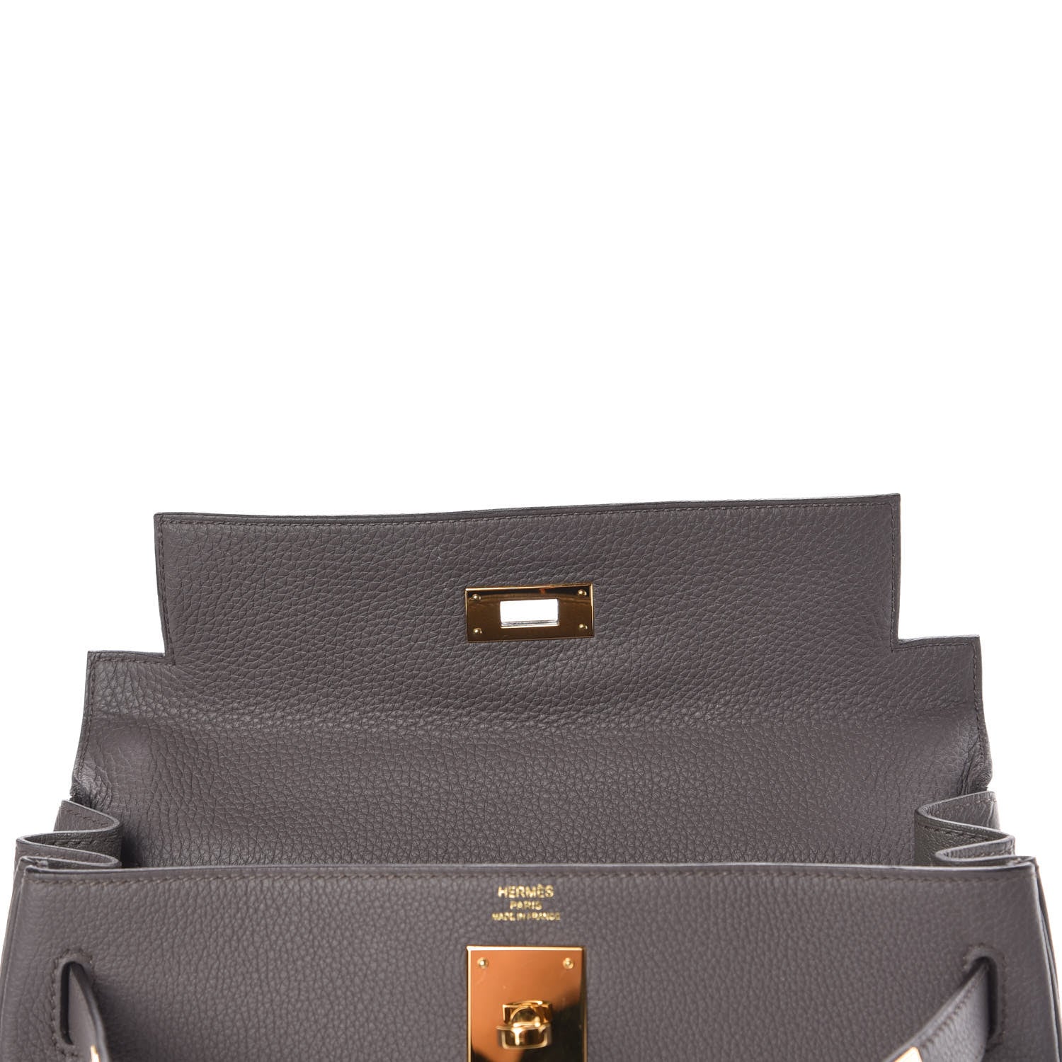 Hermes Togo Kelly Retourne 28 Etain 17 of 40