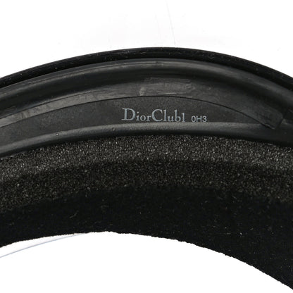 Christian Dior Mirrored DiorClub1 Sun Visor Black 5 of 8