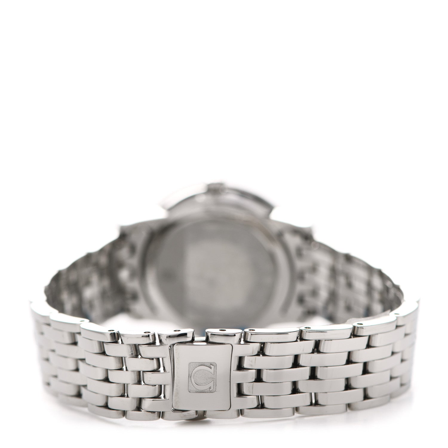 Omega Stainless Steel Diamond Mother of Pearl 27mm De Ville Prestige Quartz Watch 424.10.27.60.55.001 3 of 5