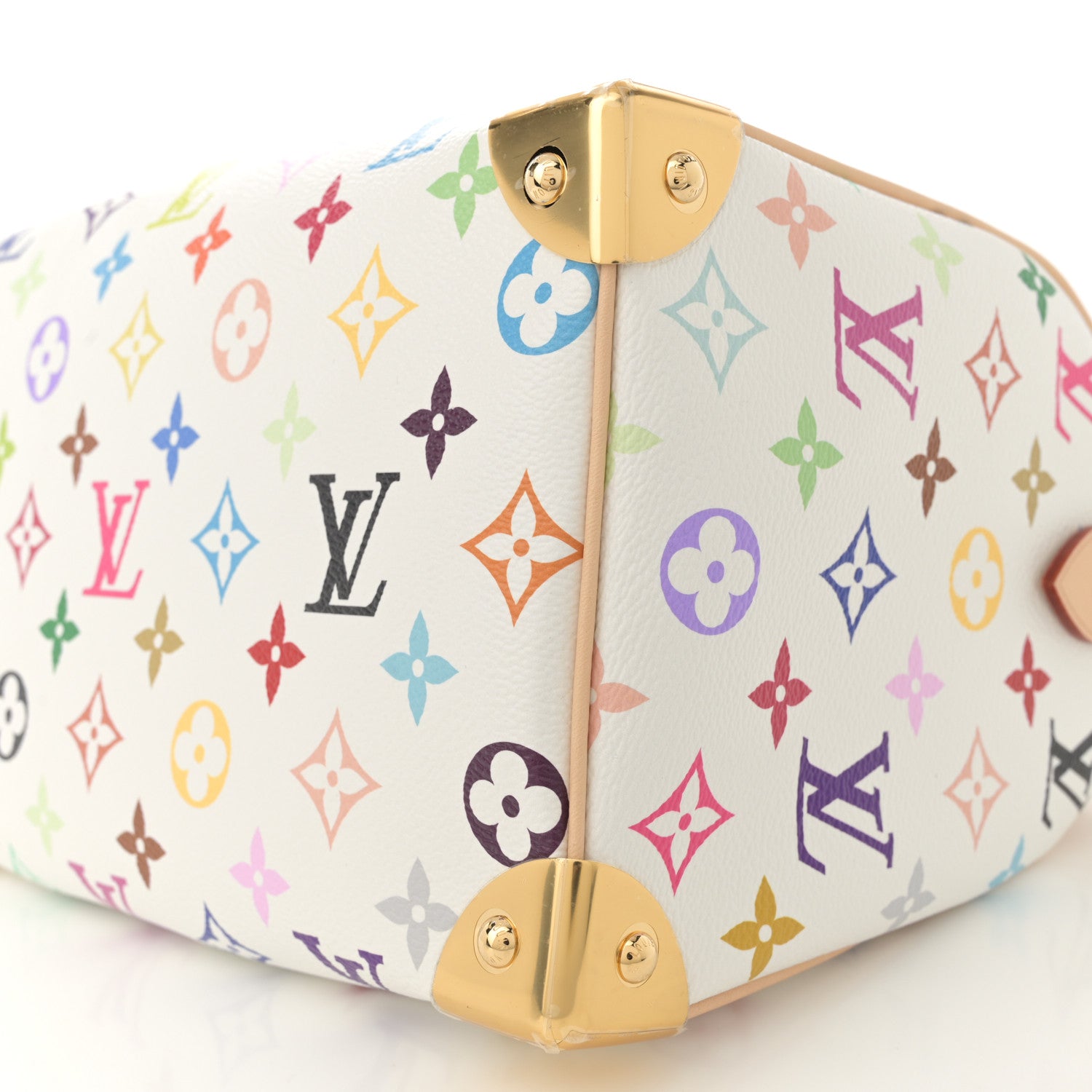 Louis Vuitton LV X TM Monogram Multicolor Speedy Bandouliere 25 White 9 of 10