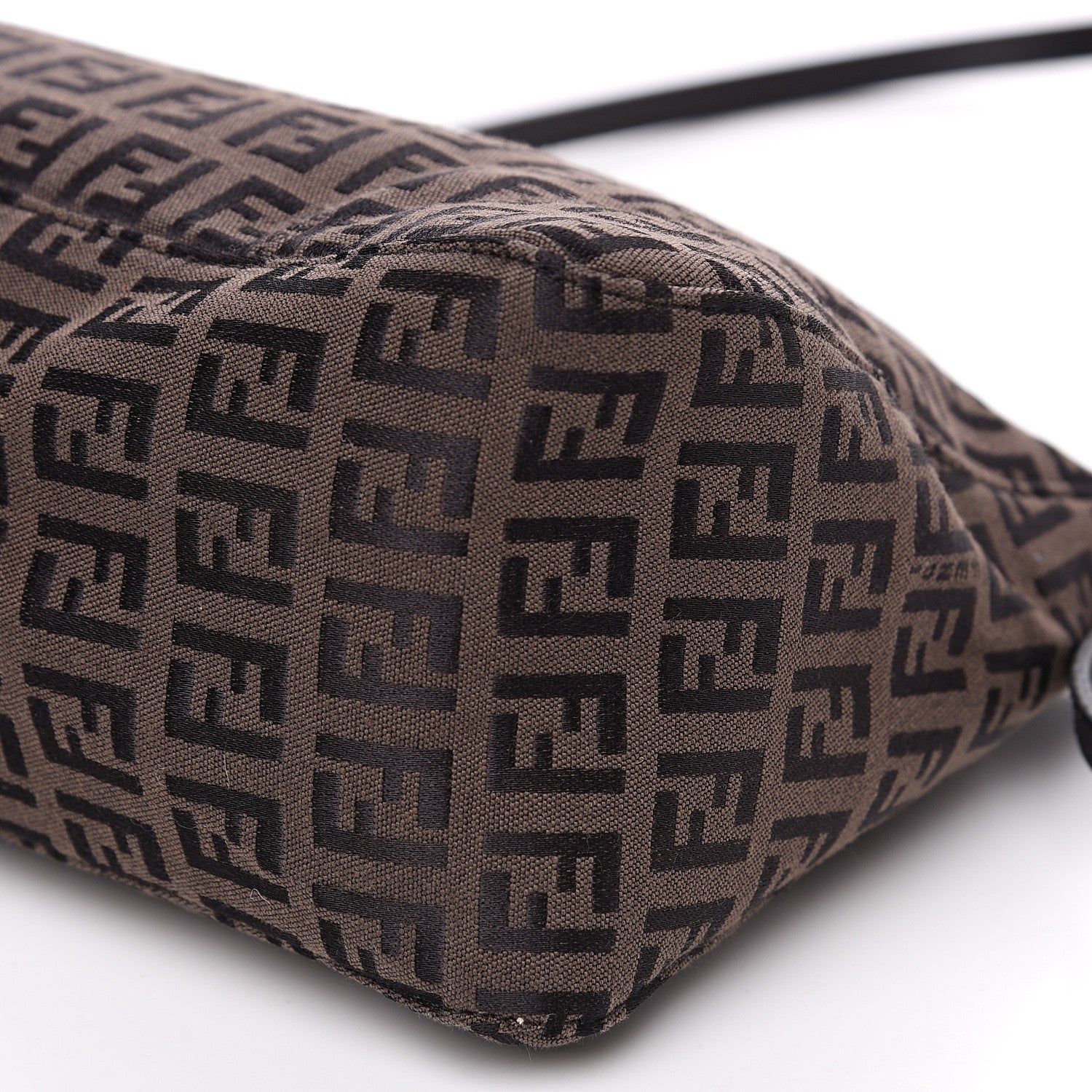 Fendi Zucchino Pochette Tobacco Moro 7 of 8