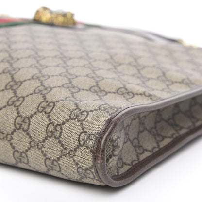 Gucci GG Supreme Monogram Large Rajah Chain Tote Beige New Acero 9 of 10