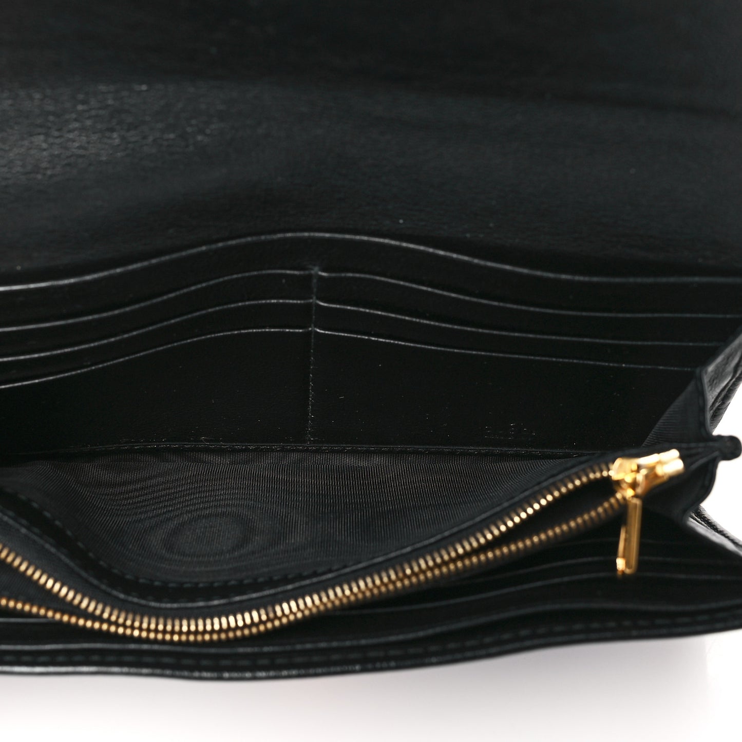 Calfskin Web Rajah Continental Wallet Black