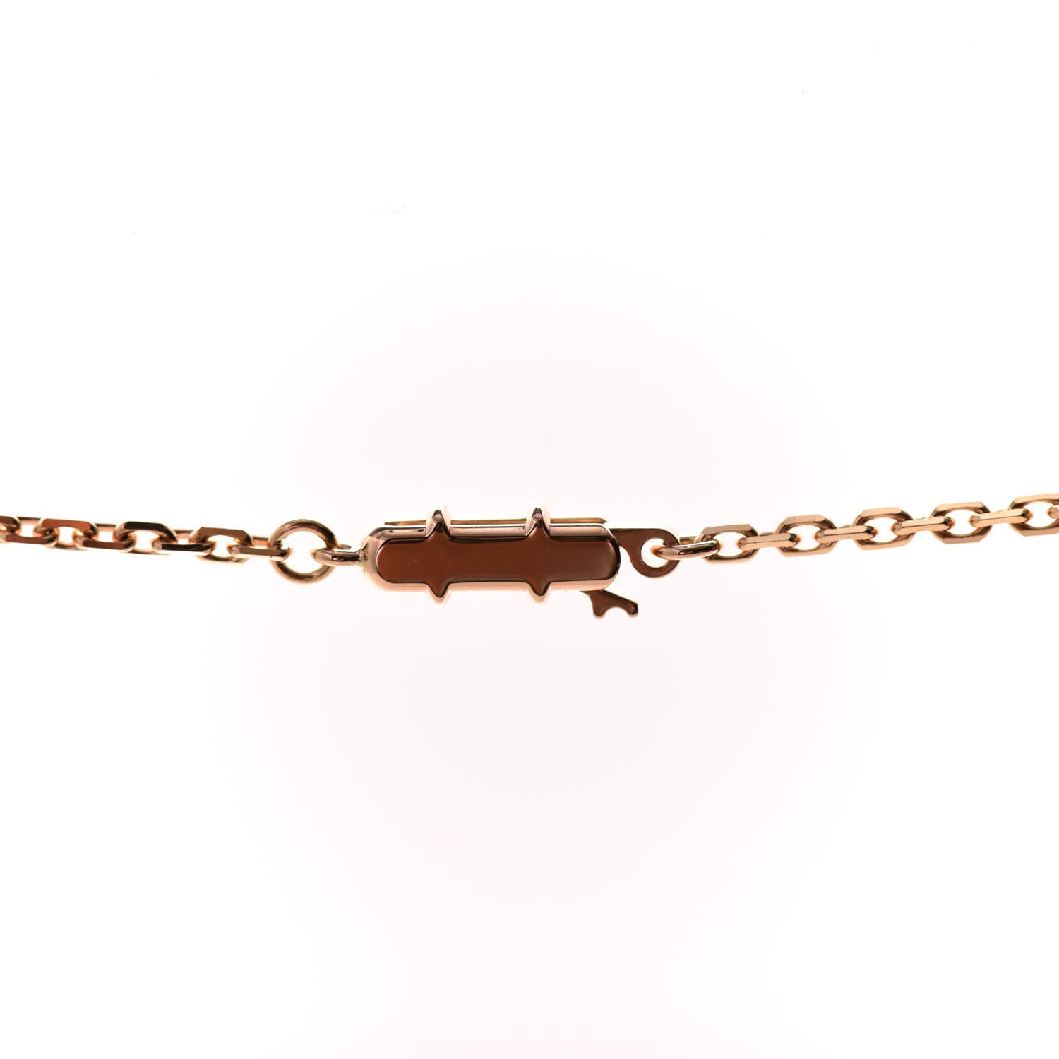 Cartier 18K Pink Gold Diamond LOVE Paved Necklace 6 of 8
