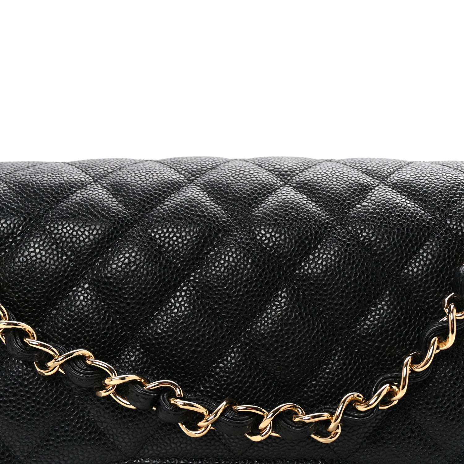 Chanel Caviar Quilted Jumbo Double Flap Black 8 of 10