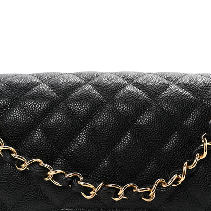 Chanel Caviar Quilted Jumbo Double Flap Black 8 of 10
