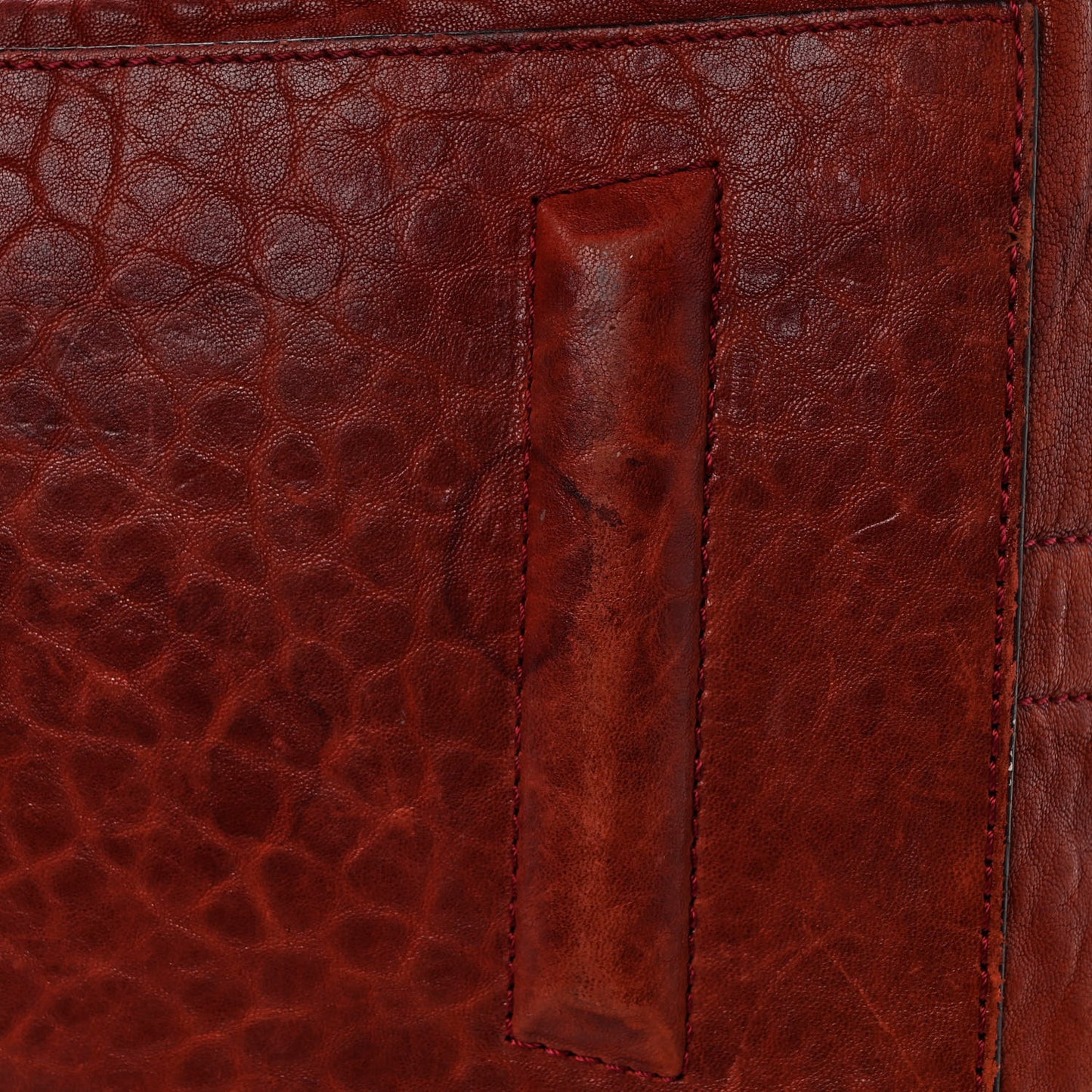 Pebbled Calfskin Medium Antigona Brick