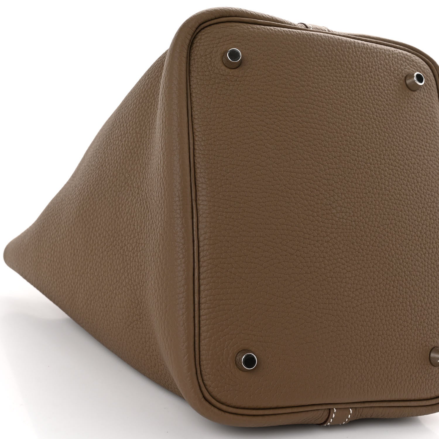 Hermes Taurillon Clemence Picotin Lock 22 MM Etoupe 9 of 11