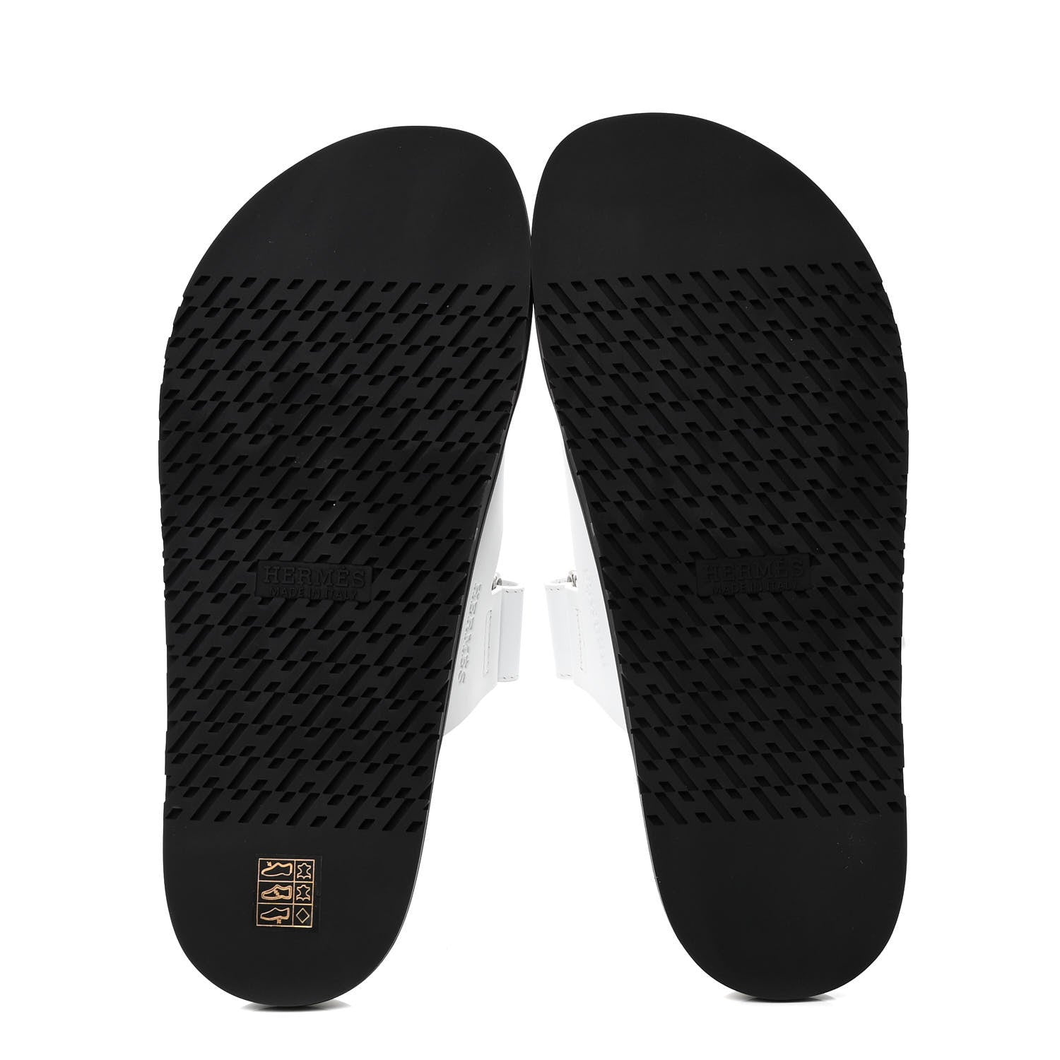 Hermes Calfskin Mens Chypre Sandals 43.5 White 4 of 4