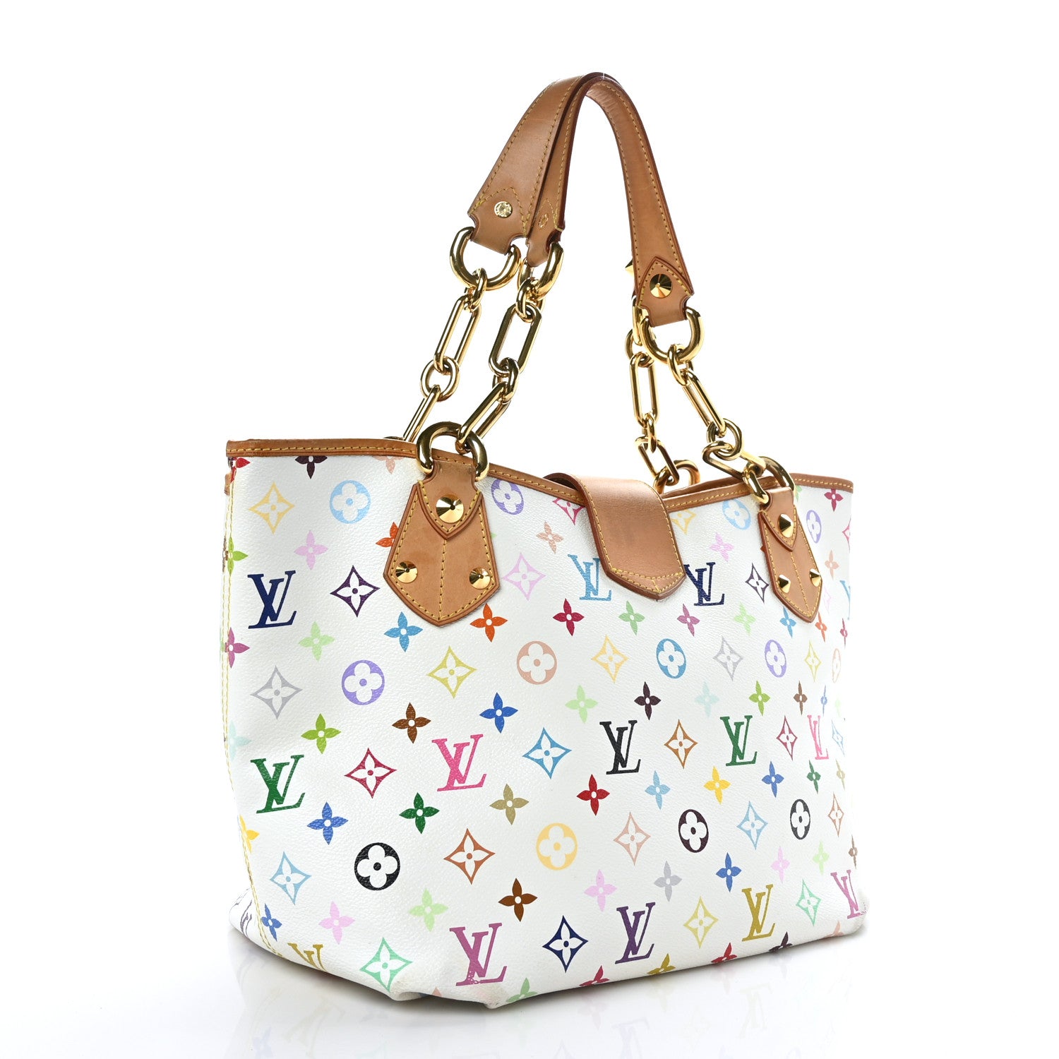 Louis Vuitton Monogram Multicolor Annie GM White 3 of 10