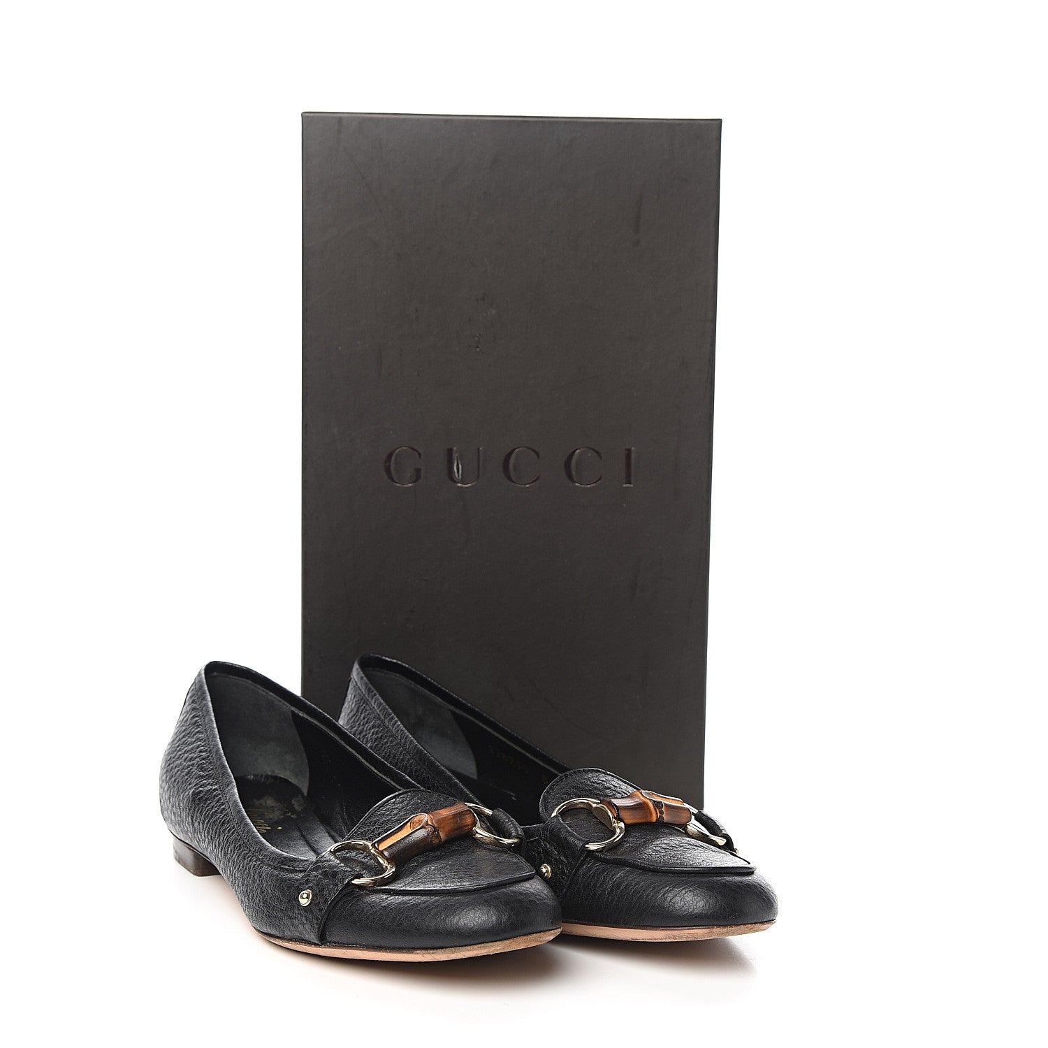 Gucci Calfskin Bamboo Flats 8 Black 11 of 11