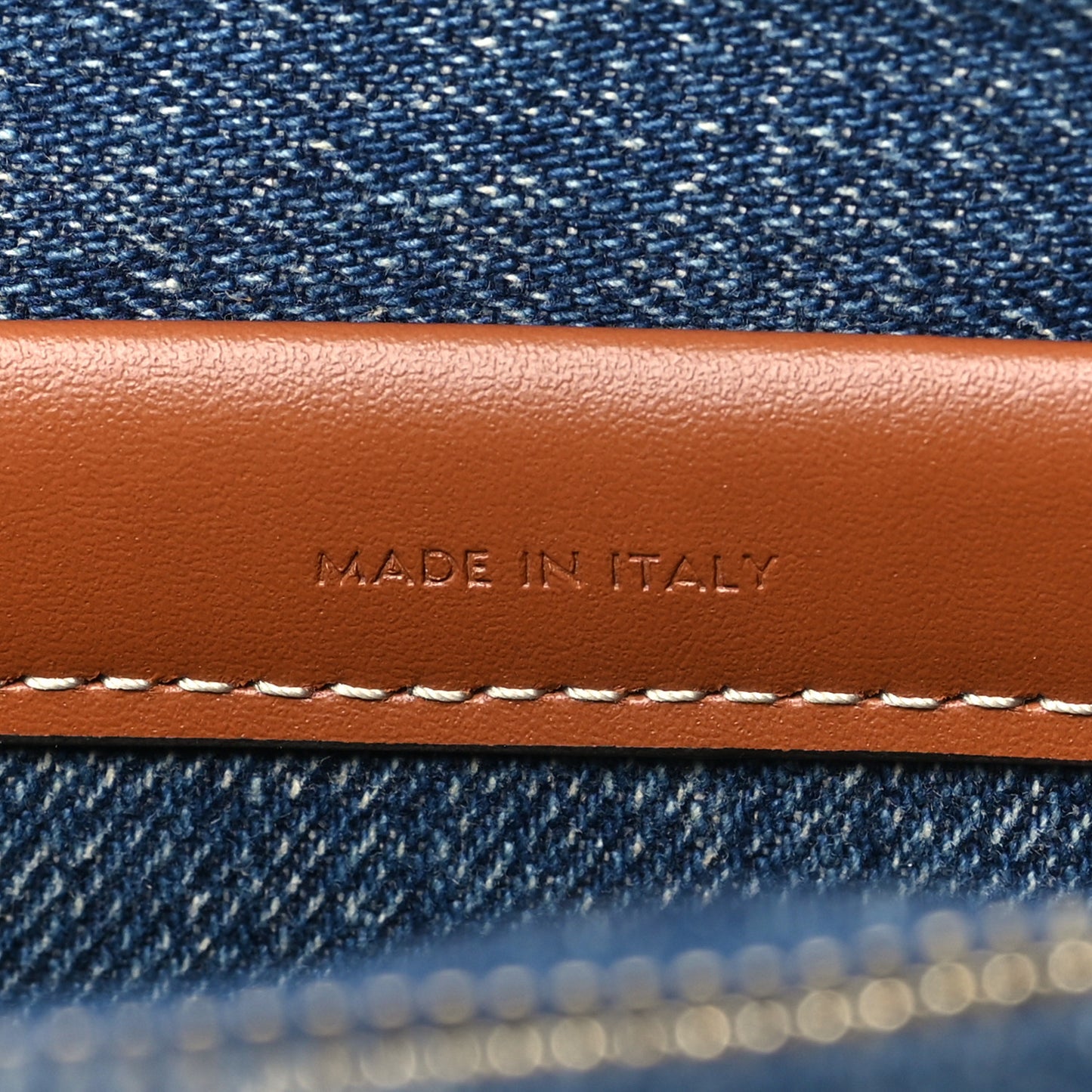 Denim Calfskin Teen Nino Tan