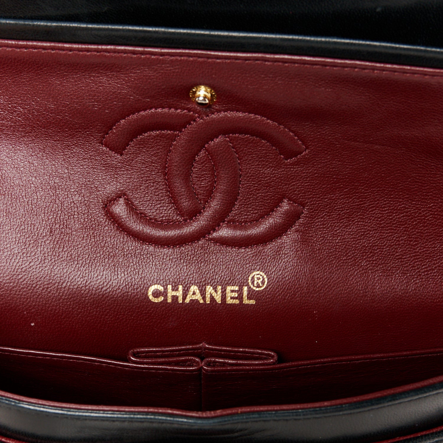 Chanel Lambskin Quilted Small Double Flap Black 6 of 13