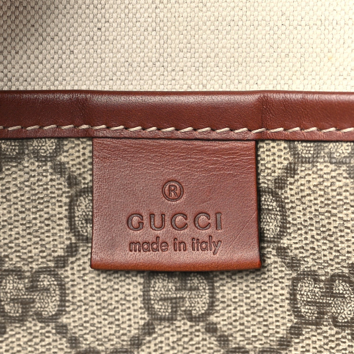 Gucci GG Plus Monogram Medium Signature Web Loop Tote Brown 6 of 9
