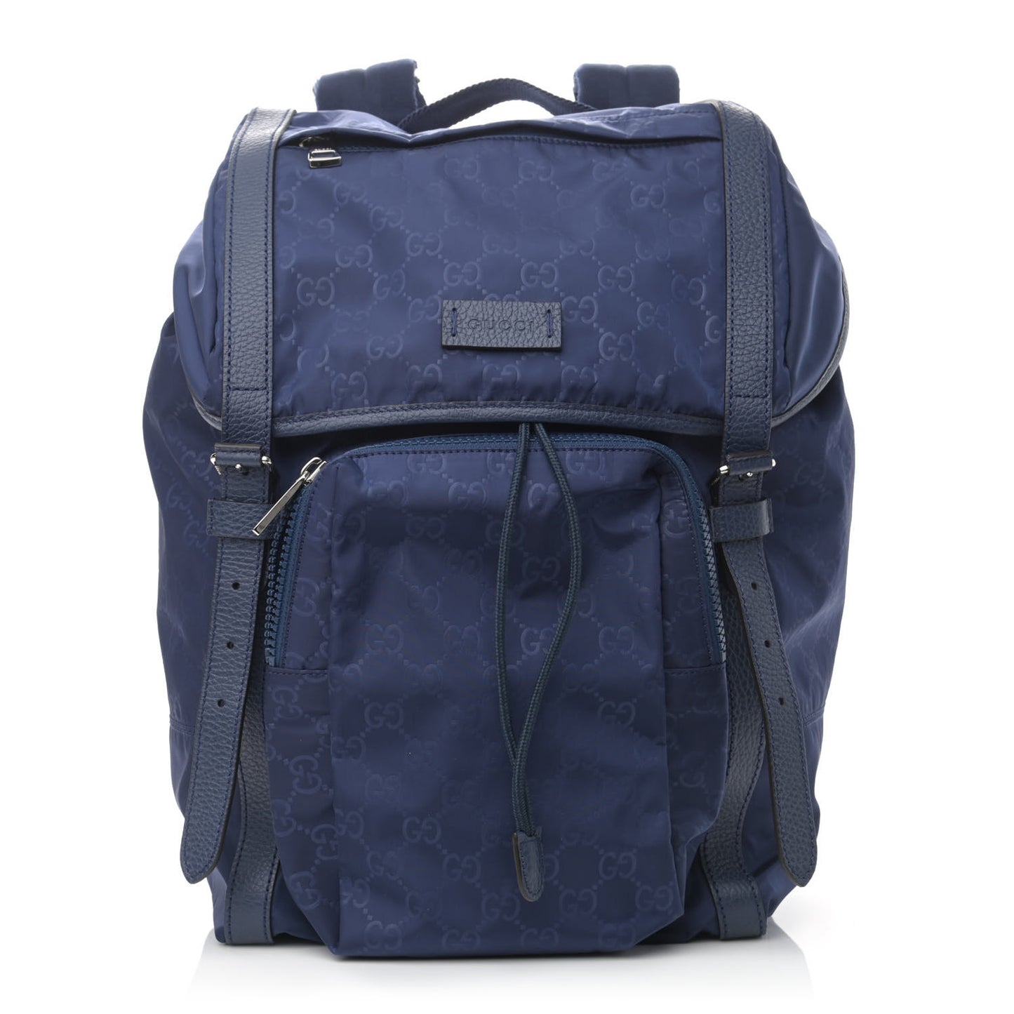 Nylon Monogram Medium Light Double Buckle Backpack Tide