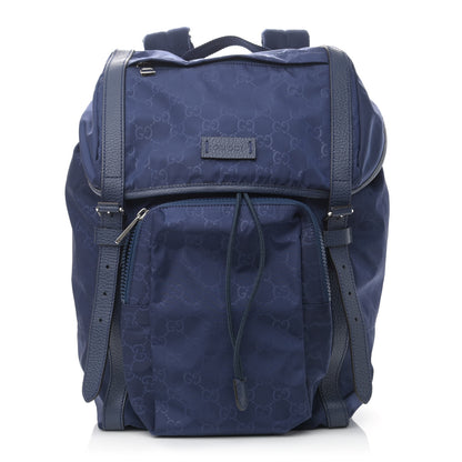 Gucci Nylon Monogram Medium Light Double Buckle Backpack Tide 1 of 10