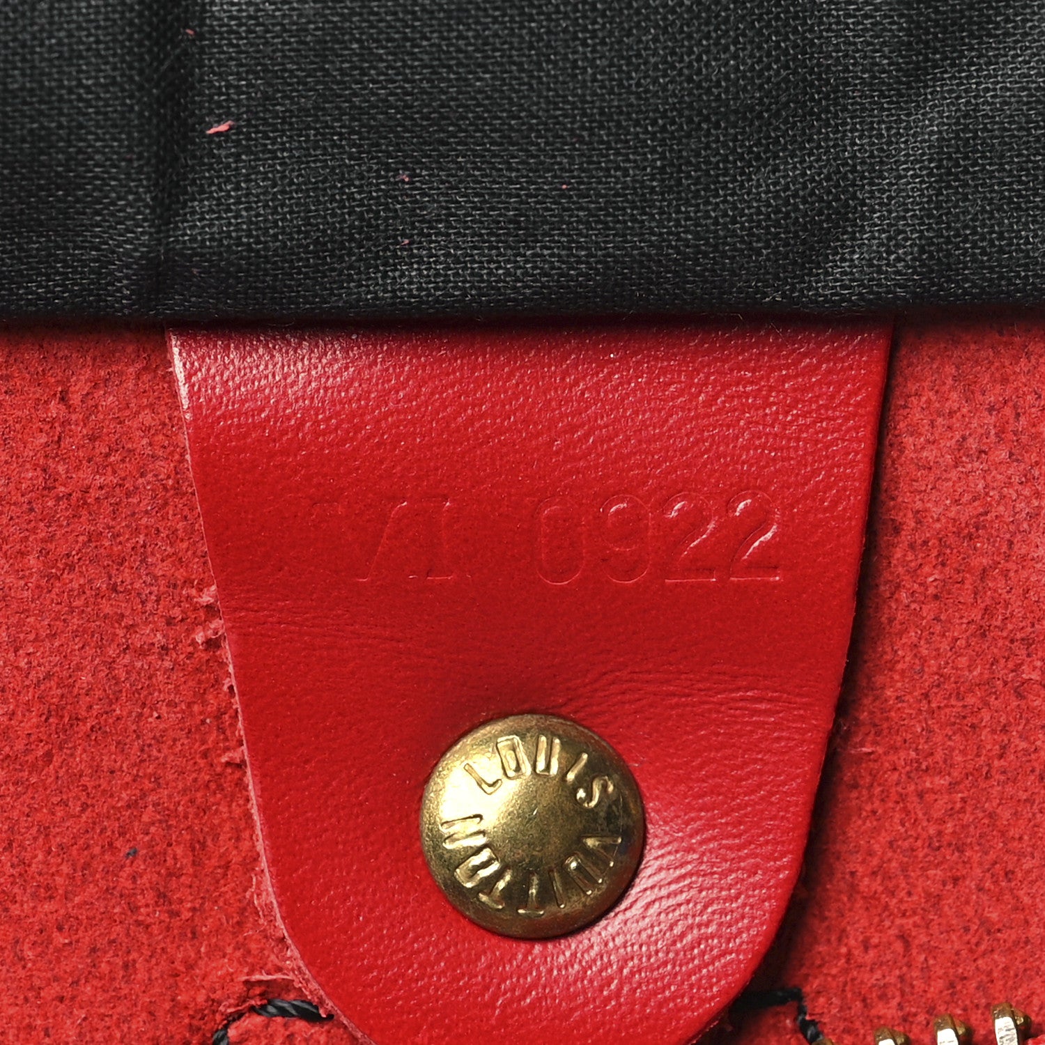 Louis Vuitton Epi Speedy 40 Castillan Red 6 of 11