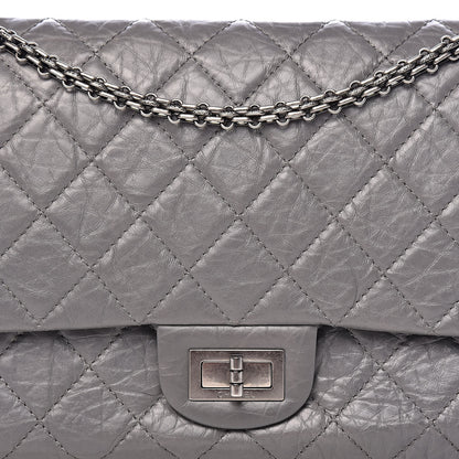 Chanel Aged Calfskin Quilted 2.55 Reissue 227 Flap Grey 12 of 12
