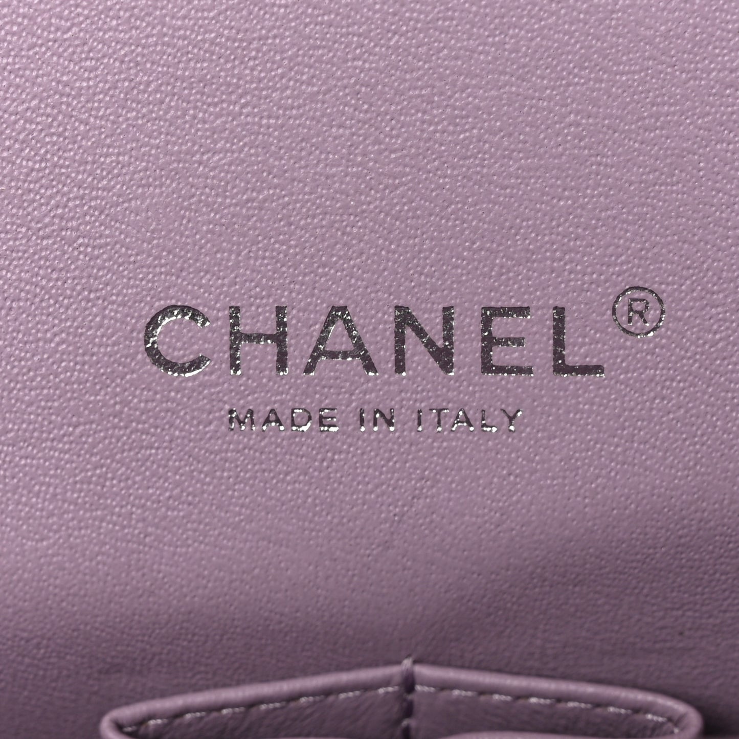 Lambskin Quilted Maxi Double Flap Light Purple