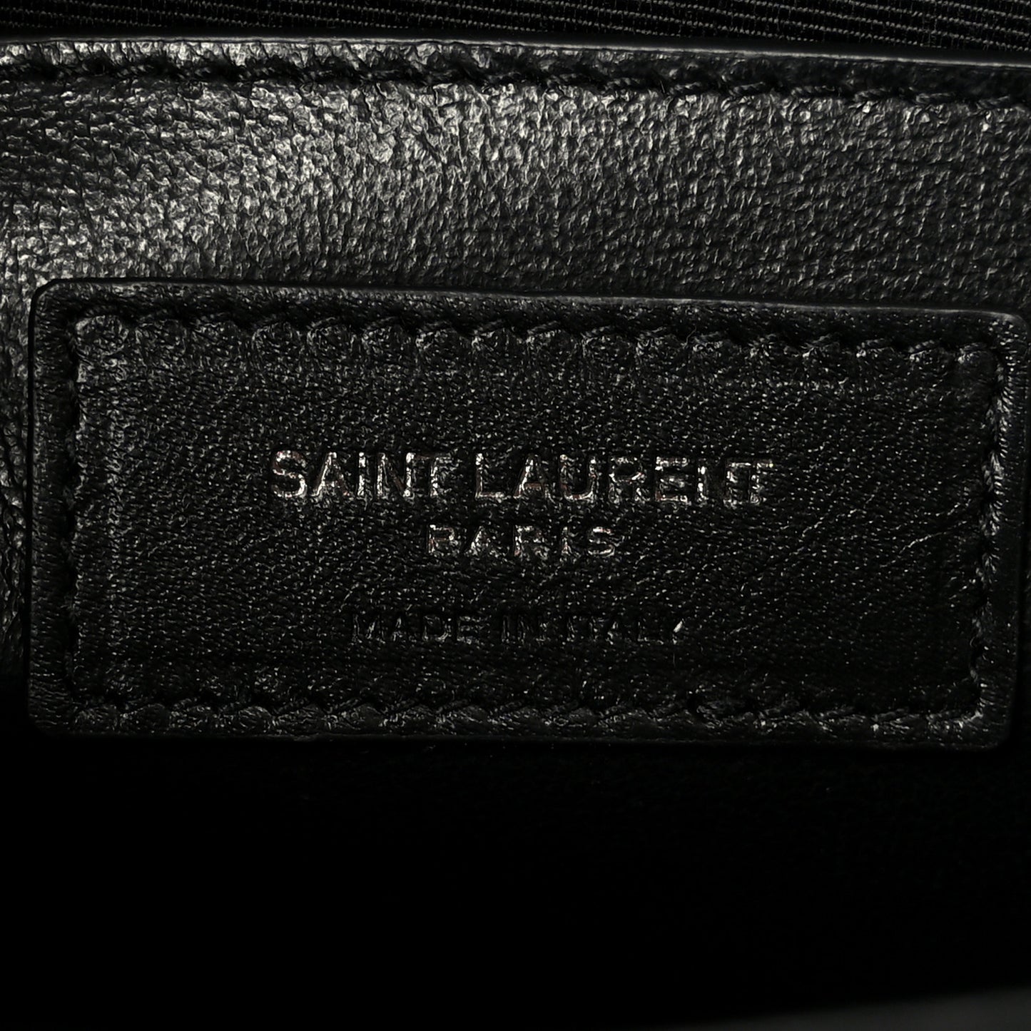 Grain De Poudre Small Classic Monogram Monochrome Kate Satchel Black