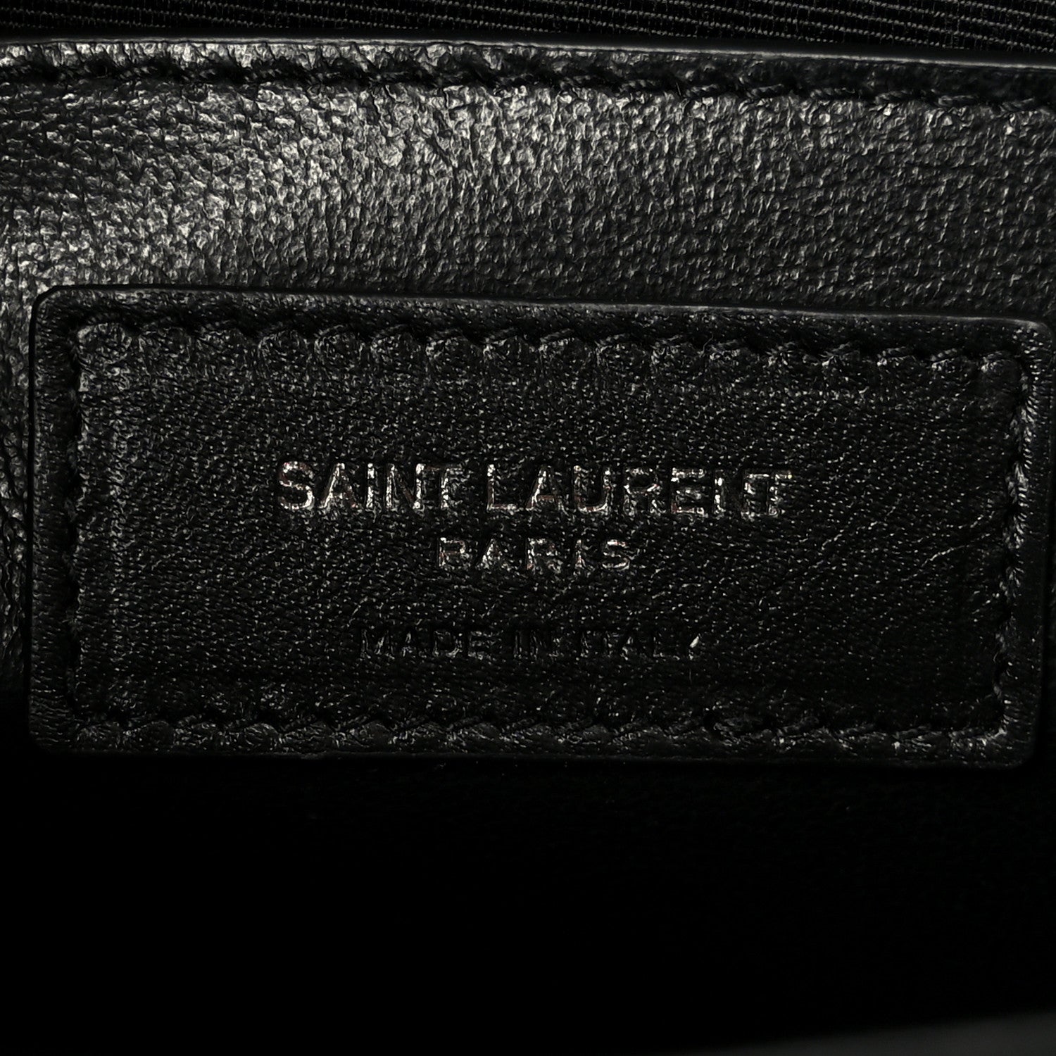Saint Laurent Grain De Poudre Small Classic Monogram Monochrome Kate Satchel Black 6 of 10