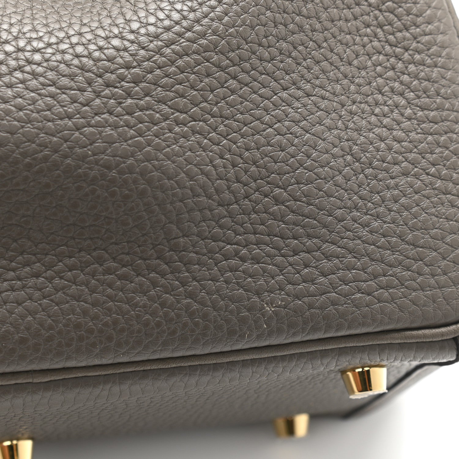 Hermes Taurillon Clemence Lindy 26 Etain 11 of 11