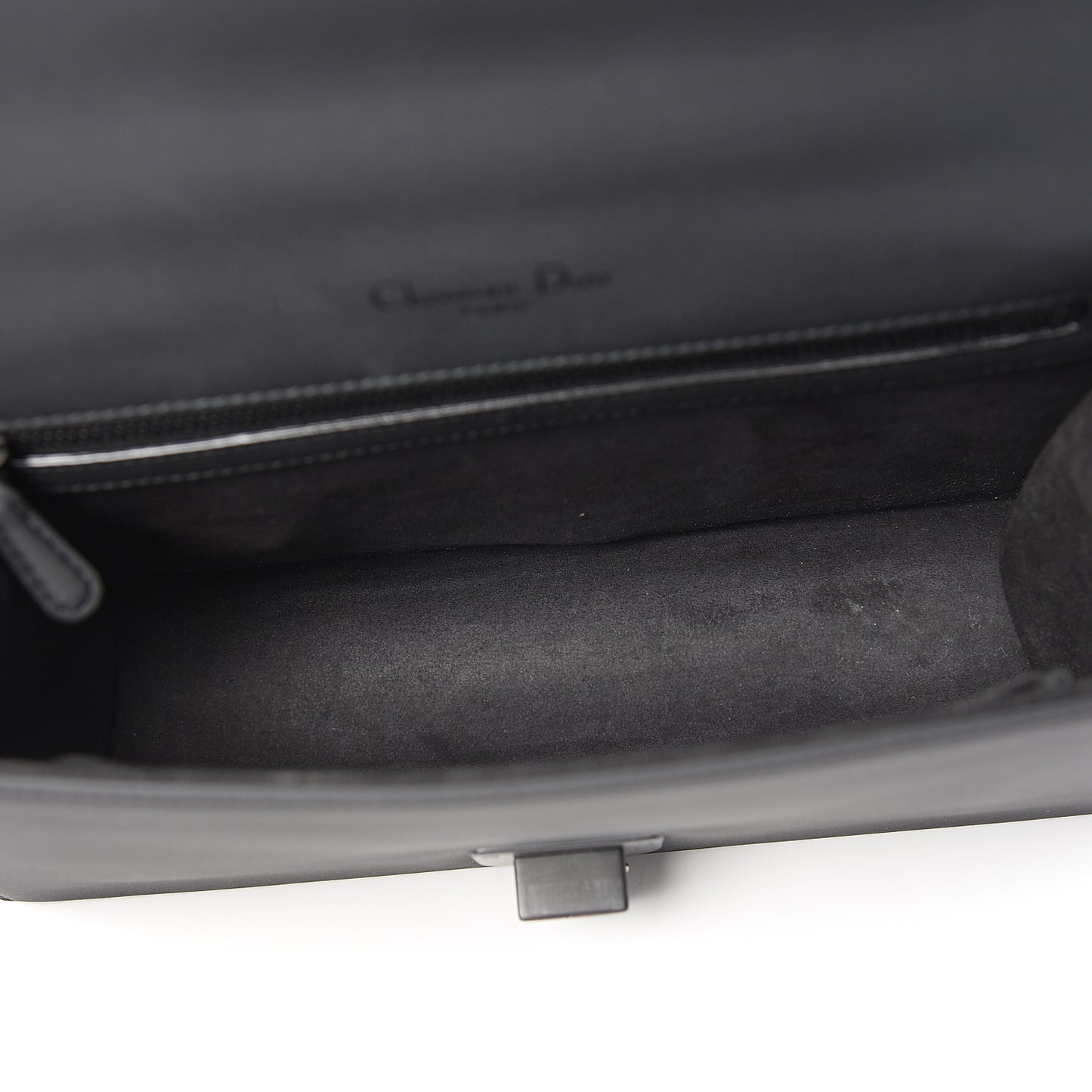 Ultra Matte Calfskin Medium Diorama Flap Bag Black